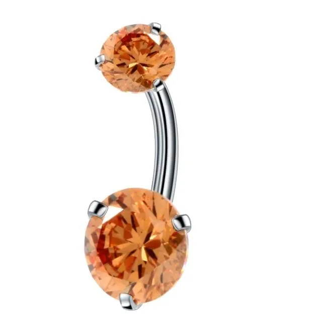 Lovegasm Female Sex Toys Zircon Crystal Clitoral Hood Piercing Jewelry