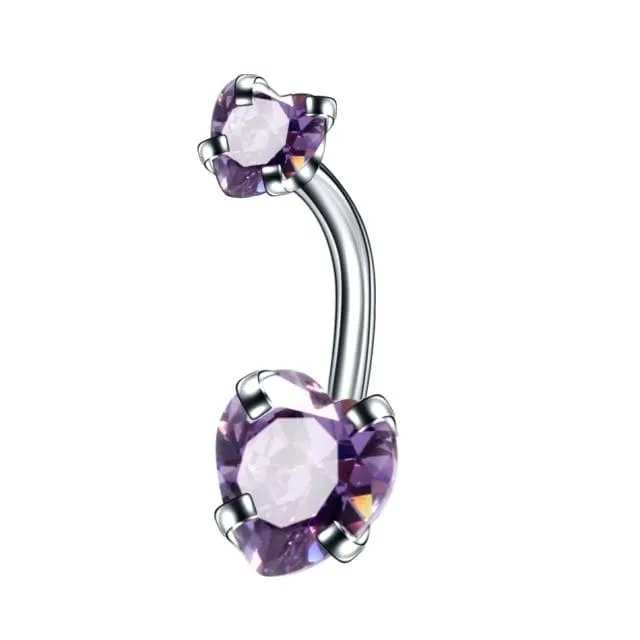 Lovegasm Female Sex Toys Zircon Crystal Clitoral Hood Piercing Jewelry