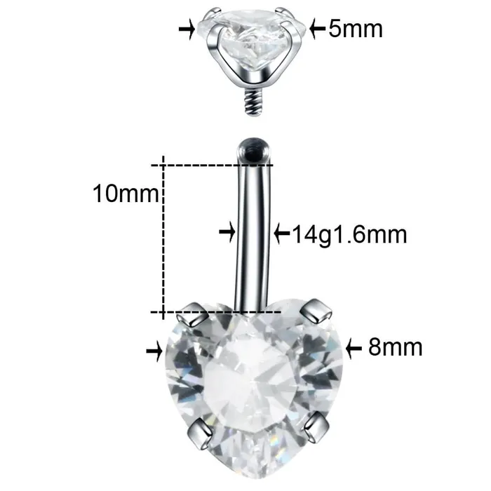 Lovegasm Female Sex Toys Zircon Crystal Clitoral Hood Piercing Jewelry