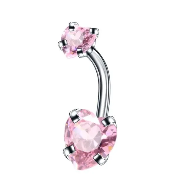 Lovegasm Female Sex Toys Zircon Crystal Clitoral Hood Piercing Jewelry