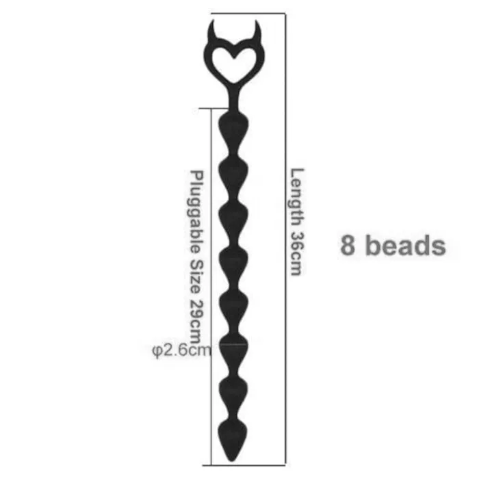 Lovegasm Male Sex Toys Succubus Extra Long Beads