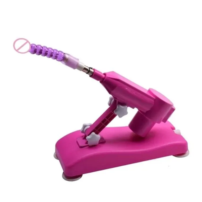 Lovegasm Sassy Pink Automatic Dildo Sex Machine Set Female Sex Toys