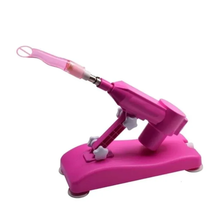 Lovegasm Sassy Pink Automatic Dildo Sex Machine Set Female Sex Toys