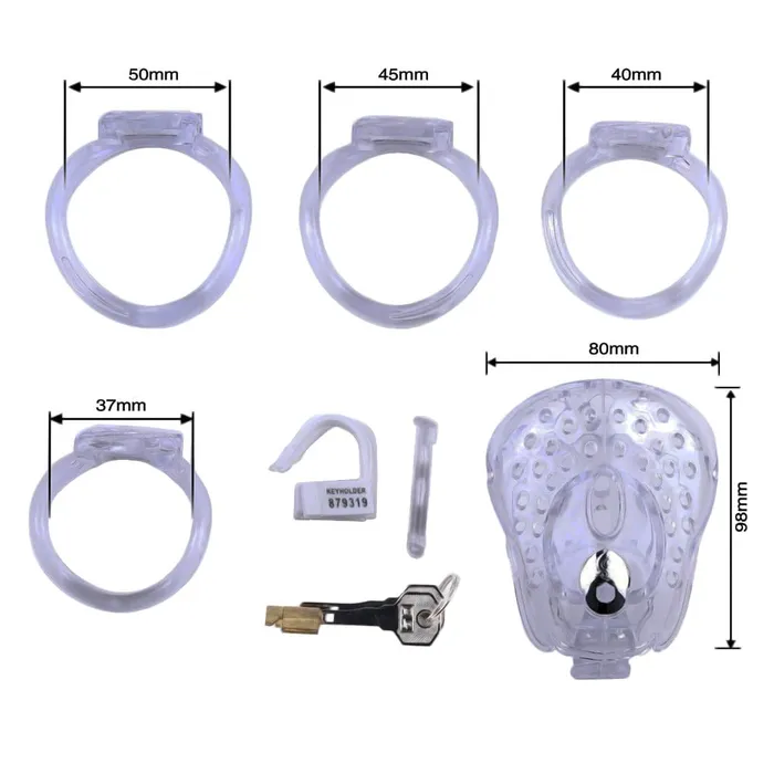 Male Sex Toys Lovegasm Resin Chasity Sissy Silicone Cage