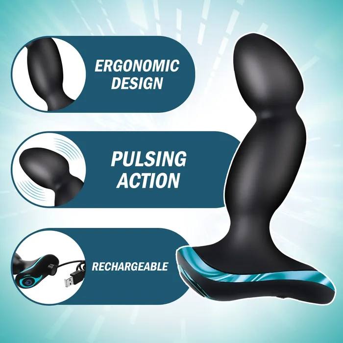 Male Sex Toys Prostatic Play Passage 7X Rechargeable Ergo Prostate Stimulator
