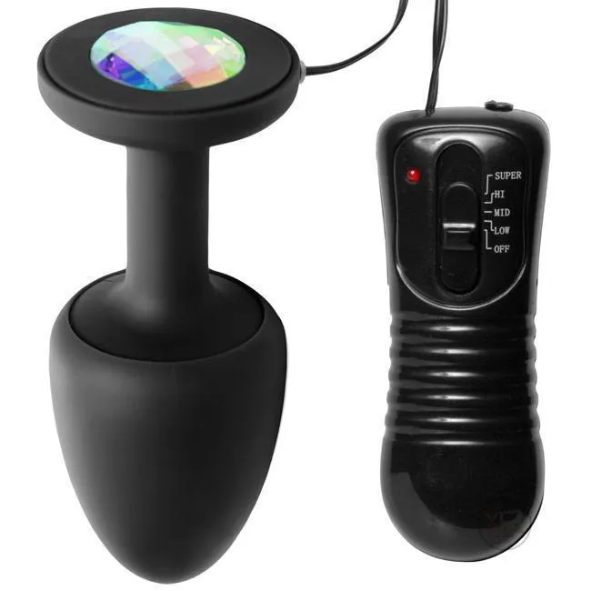 Master Series The Paragon Gem Vibrating Butt Plug Anal