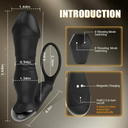 SPY Thrusting Vibrating Prostate Massager AcmeJoy Male Sex Toys
