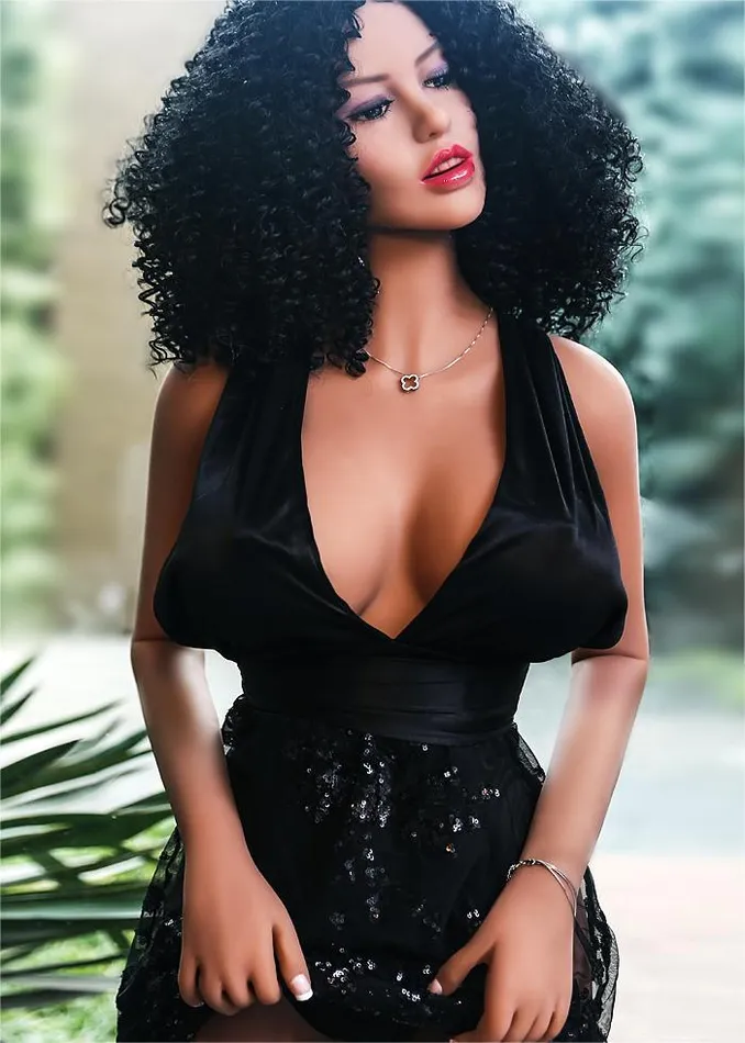 622IN 728LB Sex Doll With Black Curly Hair Light Brown NipplesUS Stock Available ONLY propinkup Male Sex Toys