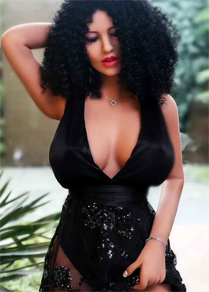 622IN 728LB Sex Doll With Black Curly Hair Light Brown NipplesUS Stock Available ONLY propinkup Male Sex Toys