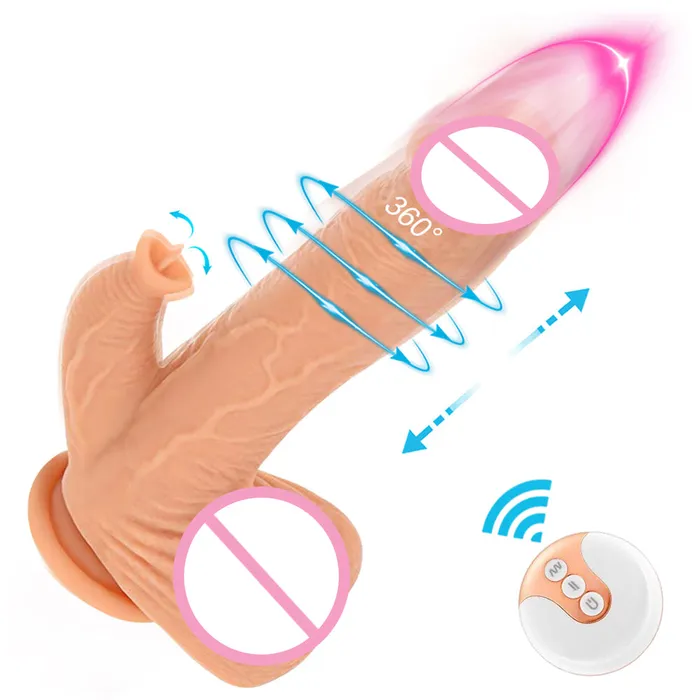98 Inch Liquid Silicone Realistic Licking Thrusting Rotating Dildo YOSPOSS Female Sex Toys 98 Inch Liquid Silicone Realistic Licking Thrusting Rotating Dildo YOSPOSS Female Sex Toys