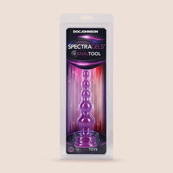 Anal Doc Johnson Enterprises Spectragels Anal Tool beaded plug