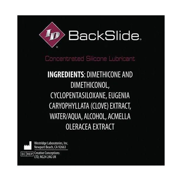 Anal ID Lube ID Lube ID Backslide Extra Thick Anal Lubricant