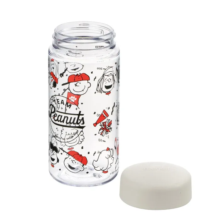 Anal Richell Richell 2 Way Snoopy Peanut Collection Tritan Clear Water Bottle Mug