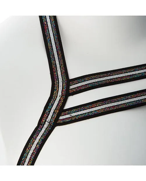Anal Thank Me Now INC Gender Fluid Silver Lining Harness