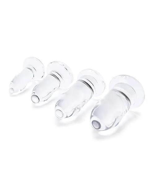 Bvibe Glass Anal Dilator 4 Pc Set Cotr INC Anal