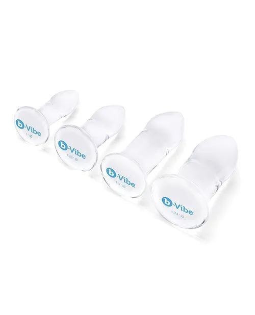 Bvibe Glass Anal Dilator 4 Pc Set Cotr INC Anal