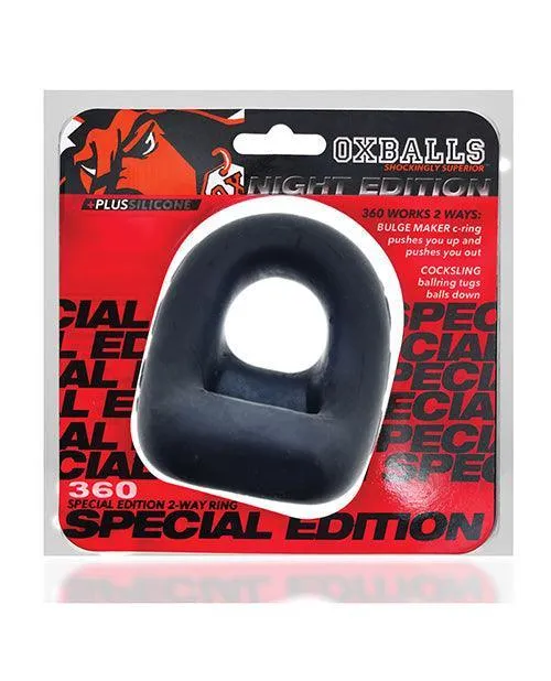 Blue Ox Designs LLCDba Oxballs Male Sex Toys Oxballs 360 Cock Ring Ballsling Special Edition Night