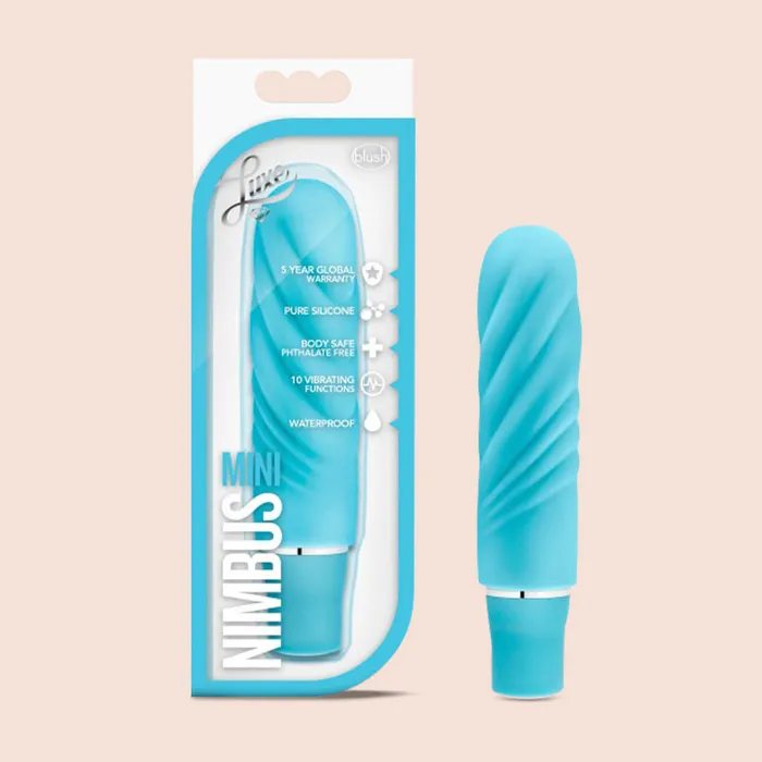 Blush Novelties Luxe Nimbus Mini textured silicone Female Sex Toys
