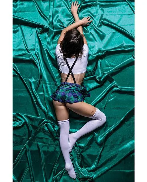 Bodyzone Apparel Anal Role Play Sultry School Babe 6 Pc Set Green