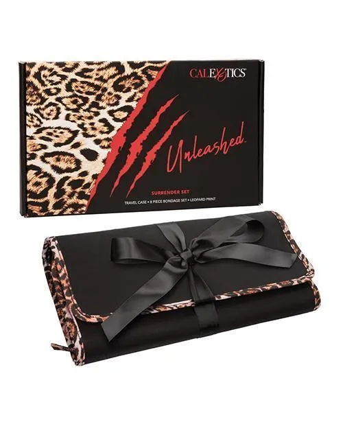 California Exotic Novelties Anal Unleashed Surrender Set Animal Print