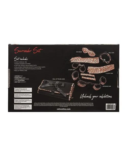 California Exotic Novelties Anal Unleashed Surrender Set Animal Print