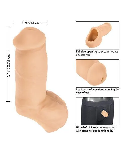 California Exotic Novelties Female Sex Toys Packer Gear 5 Ultra Soft Silicone Stp