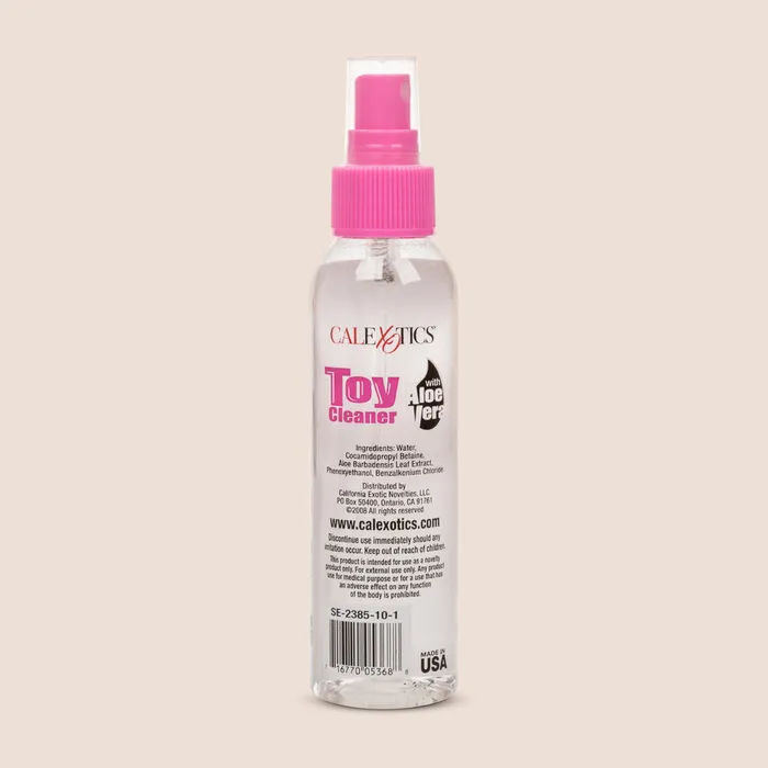 California Exotic Novelties LLC Male Sex Toys CalExotics Toy Cleaner With Aloe Vera spray
