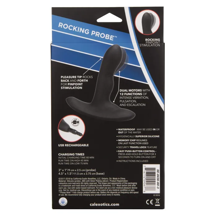California Exotics Anal California Exotics Eclipse Rocking Probe Prostate Massager Black