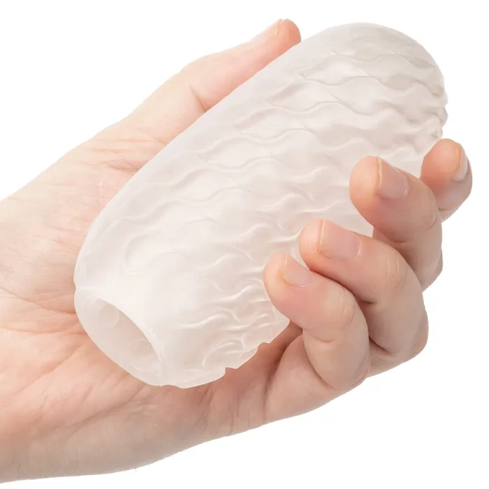 California Exotics Boundless Reversible Nubby Soft Stroker White California Exotics Male Sex Toys