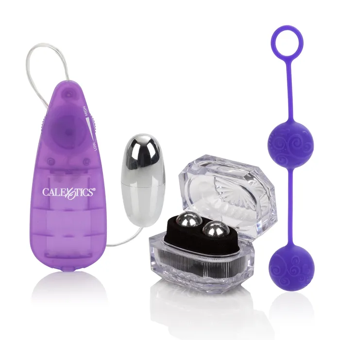 California Exotics Hers Kegel Exercisers Starter Kit Purple California Exotics Vibrators