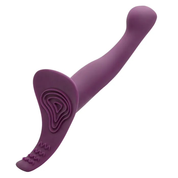 California Exotics Vibrators California Exotics Her Royal Harness Vibrating ME2 Probe Clamshell Vibrator Purple