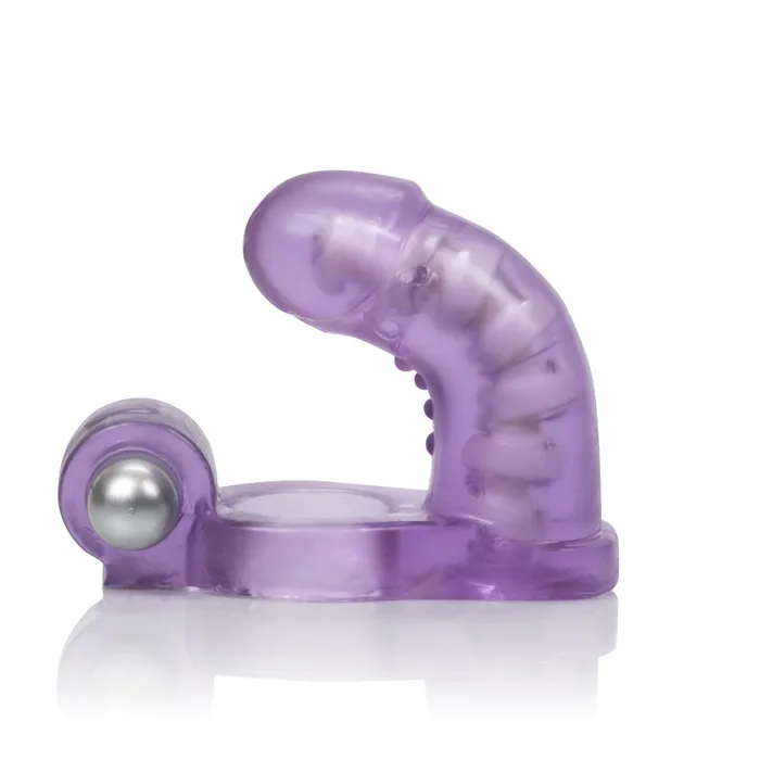 Couples California Exotics California Exotics Double Diver Vibrating Cock Ring Purple