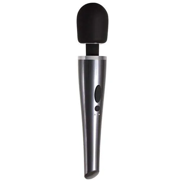 Evolved Mighty Metallic Wand Massager Silver Evolved Vibrators
