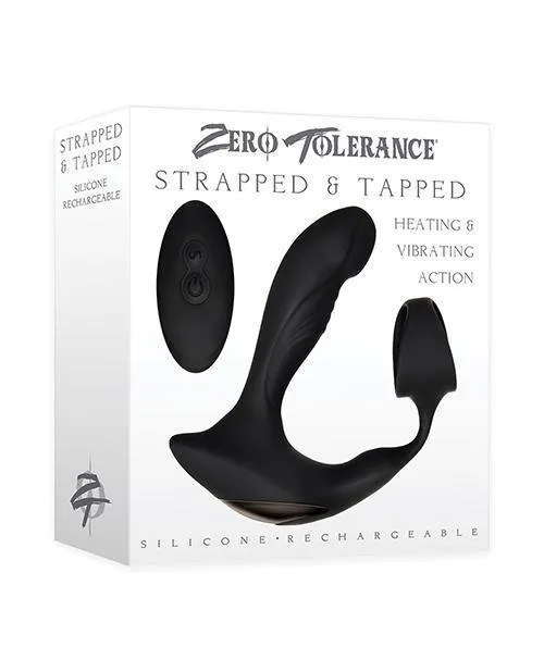 Evolved Novelties INC Zero Tolerance Strapped Tapped Rechargeable Prostate Vibrator Black Anal Evolved Novelties INC Zero Tolerance Strapped Tapped Rechargeable Prostate Vibrator Black Anal