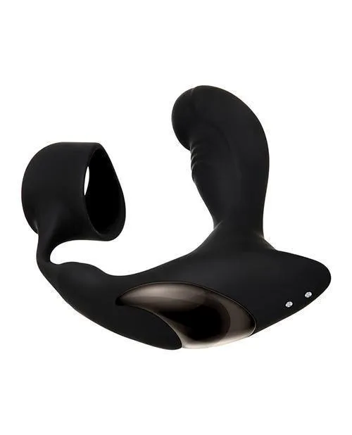 Evolved Novelties INC Zero Tolerance Strapped Tapped Rechargeable Prostate Vibrator Black Anal