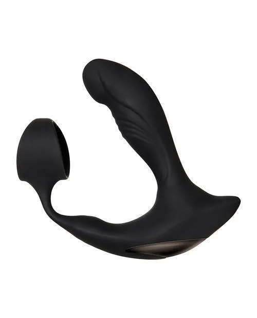 Evolved Novelties INC Zero Tolerance Strapped Tapped Rechargeable Prostate Vibrator Black Anal