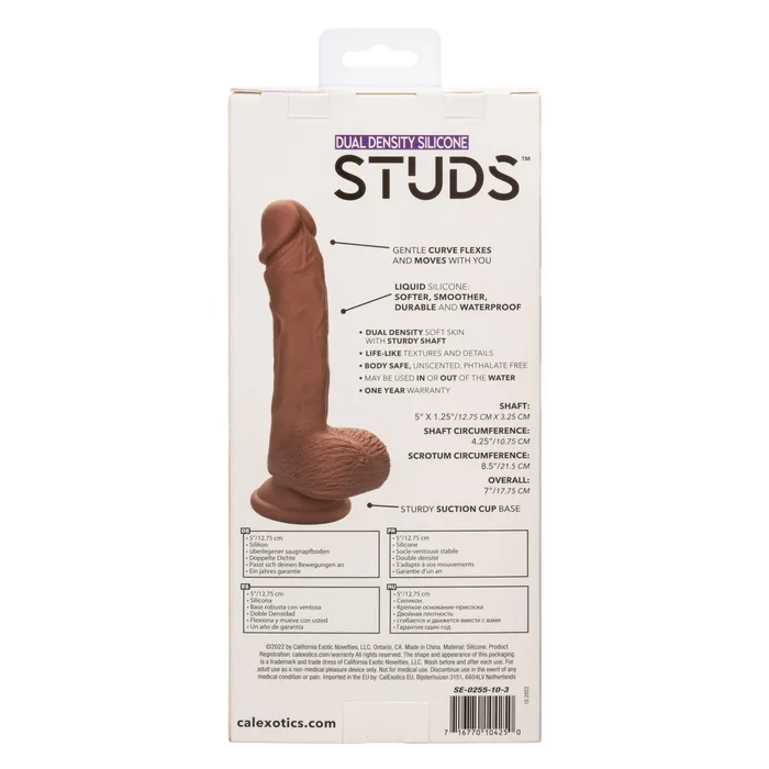 Female Sex Toys California Exotics California Exotics Dual Density Silicone Studs Realistic Dildo