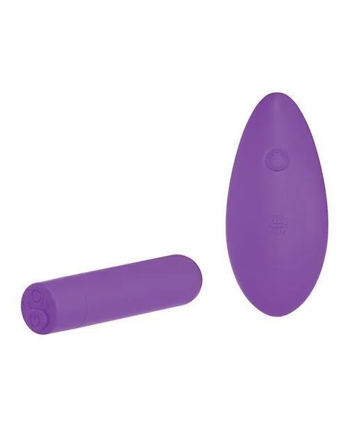 Female Sex Toys Pipedream Products Fantasy For Her Rechargeable Remote Control Bullet Purple