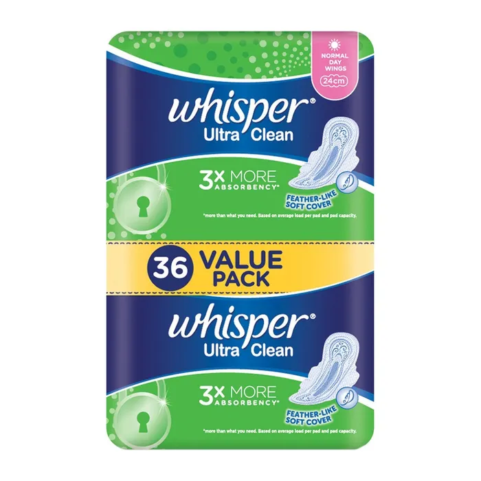 Female Sex Toys Whisper Whisper Ultra Regular Flow Wing 36s
