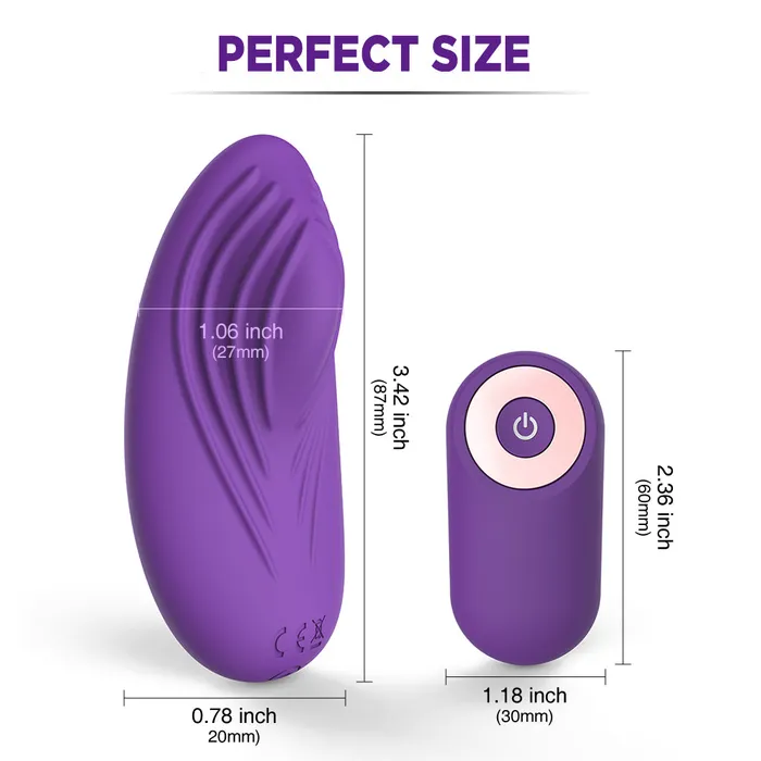 Female Sex Toys Yosposs Wireless 10Mode Silicone Wearable Vibrator Clit Anus Nipple Stimulator
