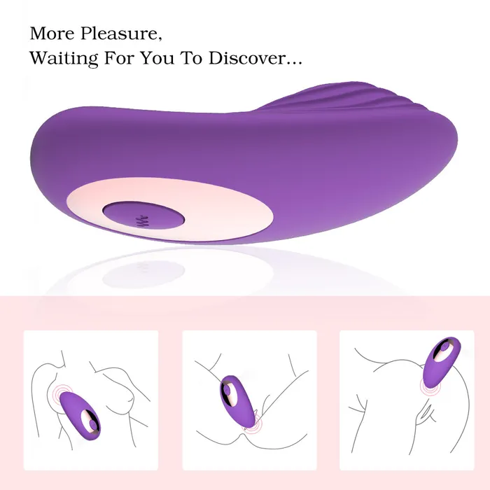 Female Sex Toys Yosposs Wireless 10Mode Silicone Wearable Vibrator Clit Anus Nipple Stimulator