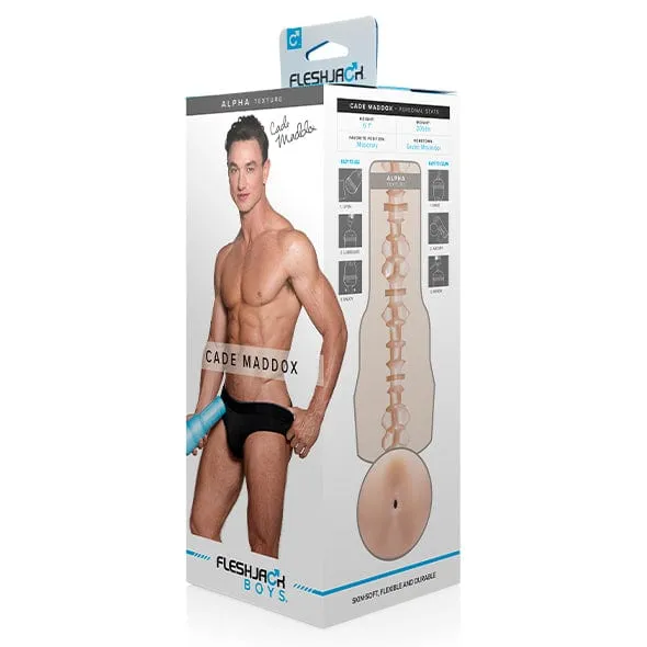 Fleshlight Fleshlight Fleshjack Boys Cade Maddox Masturbator Ass Alpha Male Sex Toys