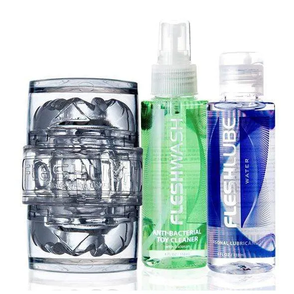Fleshlight Quickshot Vantage Combo Value Pack Clear Fleshlight Anal