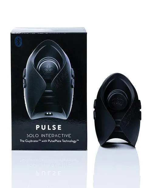 Hot Octopuss Vibrators Hot Octopuss Pulse Solo Interactive Black
