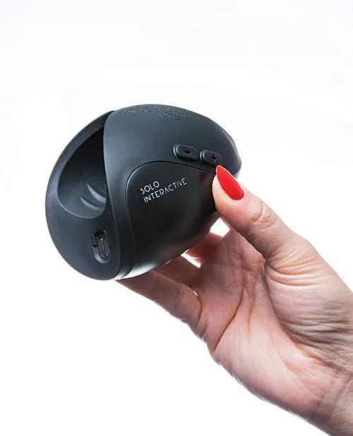 Hot Octopuss Vibrators Hot Octopuss Pulse Solo Interactive Black