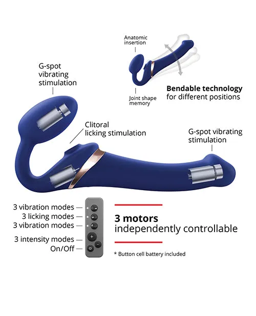 Lovely Planet Female Sex Toys Strap On Me Multi Orgasm Bendable Strapless Strap On Large