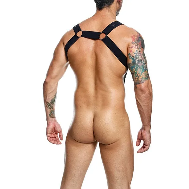 Male Basics Anal Male Basics Dngeon Straight Back Harness Black Male Basics Anal Male Basics Dngeon Straight Back Harness Black
