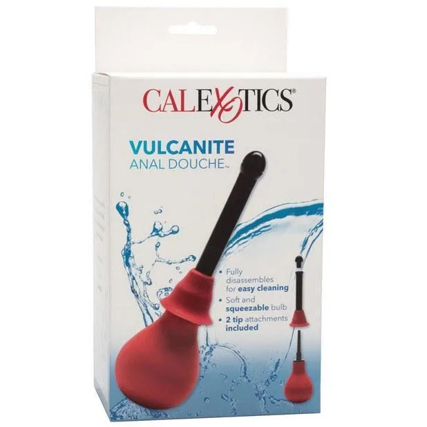 Male Sex Toys California Exotics California Exotics Vulcanite Anal Douche with Attachment Red Male Sex Toys California Exotics California Exotics Vulcanite Anal Douche with Attachment Red