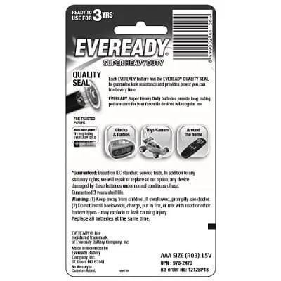 Male Sex Toys Eveready Eveready Super Heavy Duty M1215 AAA Battery Value Pack Male Sex Toys Eveready Eveready Super Heavy Duty M1215 AAA Battery Value Pack