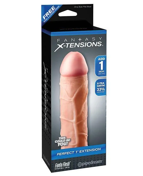 Male Sex Toys Pipedream Products Fantasy Xtensions Perfect Extension Flesh